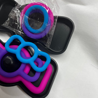 Adjustable Silicone Cock Ring for Enhanced Couple Play