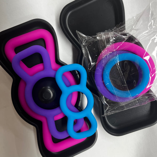 Adjustable Silicone Cock Ring for Enhanced Couple Play