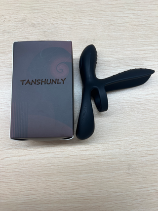 TANSHUNLY Ring Vibrator Sleeve with Clitoral Stimulator for G-Spot Perineum, Sex Toy for Couples Men Women, Cock Ring Ring Sex Toys, Erotic Sex Toy, Black