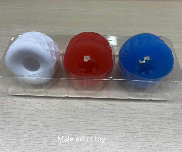 3 in 1 Male Masturbator Sex Toys for Men - Detachable Blowjob Stroker Pocket Pussy, Manual Penis Trainer with Open Design, Realistic 3D TPE Male Pleasure Toy