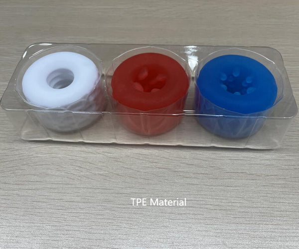 3 in 1 Male Masturbator Sex Toys for Men - Detachable Blowjob Stroker Pocket Pussy, Manual Penis Trainer with Open Design, Realistic 3D TPE Male Pleasure Toy
