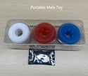 3 in 1 Male Masturbator Sex Toys for Men - Detachable Blowjob Stroker Pocket Pussy, Manual Penis Trainer with Open Design, Realistic 3D TPE Male Pleasure Toy