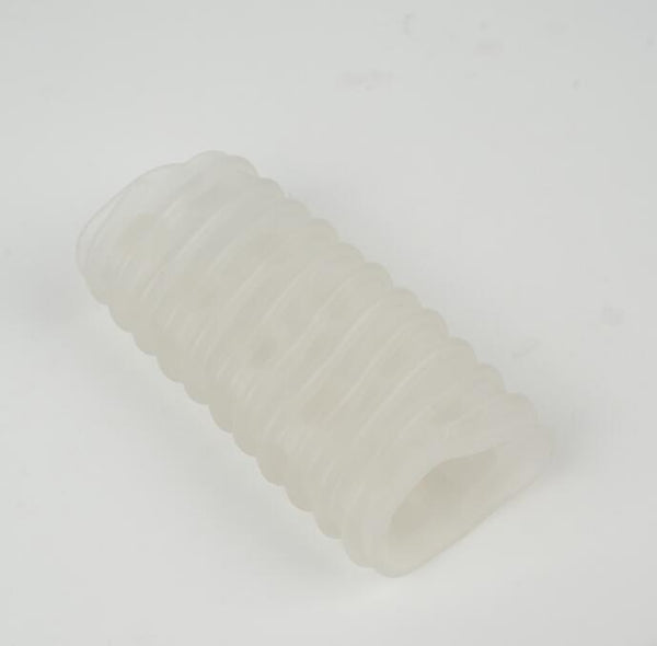 Dual-Entry Reversible Clear Sleeve – Water-Activated Lubrication with Two Unique Textures for Distinct Sensations