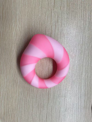 Sweet Temptation · Candy Pink Cock Ring" – Gentle Protection, Sweet Tightness, Elevate Your Intimacy!