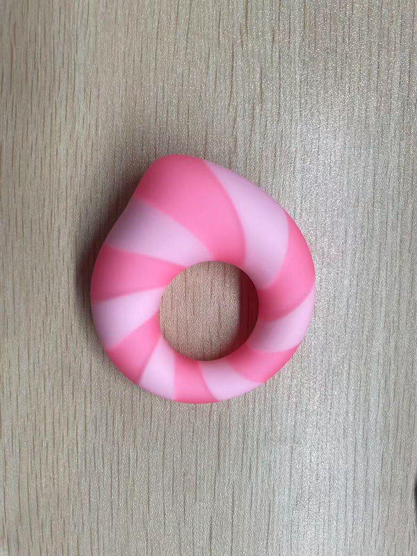 Sweet Temptation · Candy Pink Cock Ring" – Gentle Protection, Sweet Tightness, Elevate Your Intimacy!