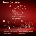 Hands-Free Wearable Vibrator, Couples Women Panty Sex Toys with Rabbit Stimulator for G Spot Clitoral Penis Pleasure, Mini App Remote Control Adult Female Kinky Sex Toy Game