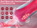 Squeezable Jelly Sleeve Manual Sucking Male Masturbator Adult Sex Toys for Men, Automatic Vibrating Realistic Textured Pocket Pussy, Penis Vibrator Stroker, Onahole Blowjob Sex Toy Machine for Men