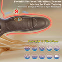 MYCREATMO Vibrating Penis Sleeve Cock Ring, All Liquid Silicone Couples Adult Sex Toys for Men Women, Penis Extender Vibrator Girth Enhancer Sleeve for Penis Testicles G Spot, Male Couple Sex Toy