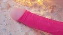 Thrusting Soft Pink Liquid Silicone Jelly Dildo, Suction Cup Fantasy Anal G Spot Rotating Vibrating Realistic Strap On Dildo, Remote Control Vibrator, YUKZEN Women Female Couples Adult Sex Toys Games