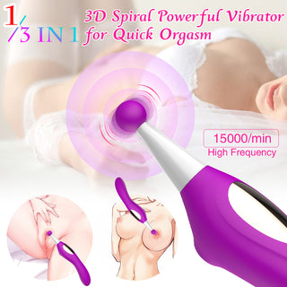 3 in 1 Clitoral Sucking Vibrator
