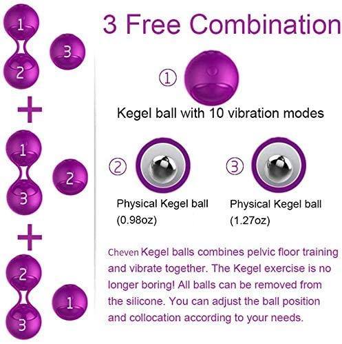 2 in 1 Kegel Exercise Weights Kit  Kegel Balls for Women Beginners - loveorl
