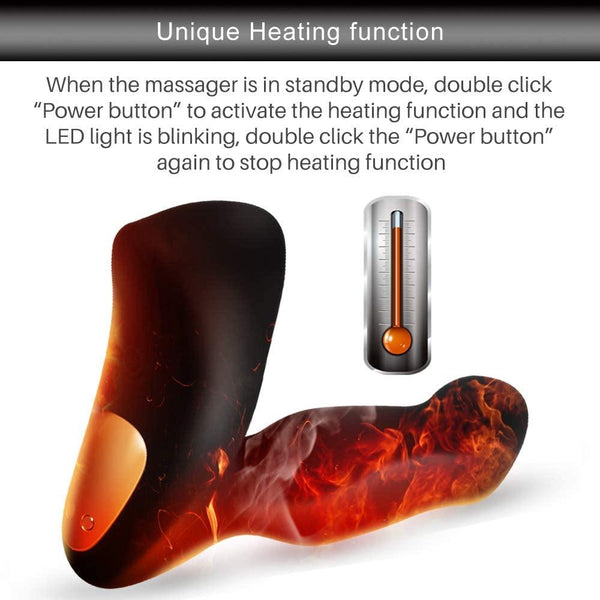 CHEVEN Vibrating Anal Vibrator Prostate Massager with Thrusting Ring Up & Down - loveorl