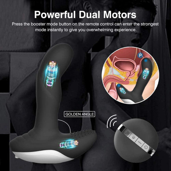 CHEVEN Wiggle-Motion Dual Motors Vibrating Anal Vibrator - loveorl