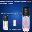 2 in 1 Automatic Male Masturbator Cup Penis Pump Enlargement, MXUXEN Fully Waterproof Male Masturbators Sex Toy Pocket Pussy with 7 Sucking Rotating,Blowjob Machine Stroker Adult Male Sex Toys for Men