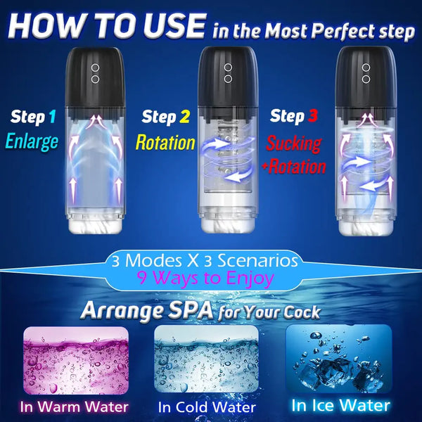 2 in 1 Automatic Male Masturbator Cup Penis Pump Enlargement, MXUXEN F | loveorl 2 in 1 Automatic Male Masturbator Cup Penis Pump Enlargement, MXUXEN F | loveorl
